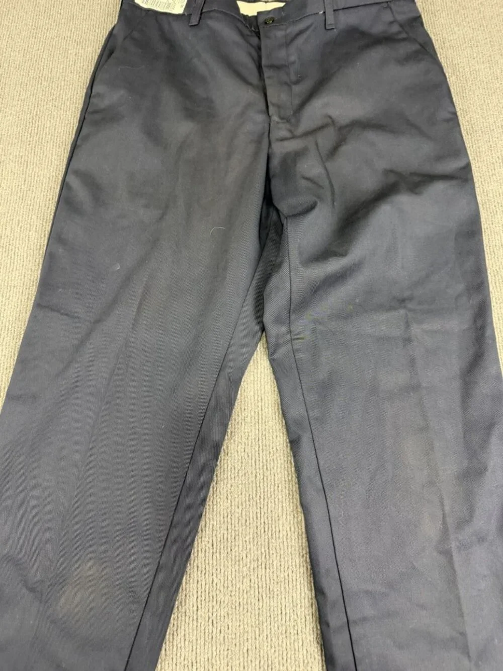 Aramark Mens Navy Blue Work Pants 36x34 Stretch Waistband